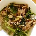 美夜子's cooksnap of when they made ご飯が進む☆豚春菊.