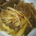 みりにゃ♡'s cooksnap of when they made 甘辛！牛モヤシ炒め.