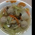 u3uxu's cooksnap of when they made 白菜と肉団子と春雨のスープ.