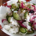 ピンクのたまご's cooksnap of when they made 混ぜご飯☆　揚げ玉・紅生姜・胡瓜.