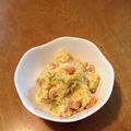 fumie1124's cooksnap of when they made ★秋の味覚♪さつまいもと柿のデパ地下風.