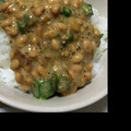 ソウくんママ's cooksnap of when they made ごはんのお供♪おくら納豆とろろ昆布混ぜ♪.
