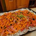 ダッフィーニーうに's cooksnap of when they made 魚焼きグリルで★旨あまっ★人参ベーコン焼.