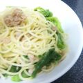サク咲く's cooksnap of when they made 菜の花とツナのゆず胡椒パスタ.