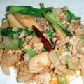 ふふとべべ's cooksnap of when they made 青梗菜と鶏ひき肉のナンプラー炒め.