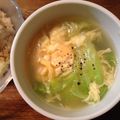 和みなみ's cooksnap of when they made 山盛りレタスのたまごスープ.