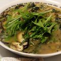 ちーうめ's cooksnap of when they made 食感がおいしい！春菊とえのきの卵とじ.