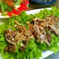 ニコニコまっきー's cooksnap of when they made わさび菜＆豚（牛）.