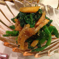 キクジュン's cooksnap of when they made 柿と小松菜の胡麻和え.