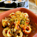 なっち船長's cooksnap of when they made 焼きちくわdeたこ焼き風.