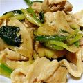mmmmiku's cooksnap of when they made 豚バラ肉とほうれん草の炒め物.