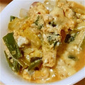 mama02♡'s cooksnap of when they made とろ～りチーズで☆白菜のたまごとじ.