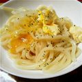 mihosky☆'s cooksnap of when they made カルボナーラ風うどん.