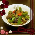 tararam8's cooksnap of when they made 茄子・ピーマン・オクラの肉味噌炒め.