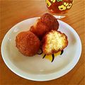miyasawa's cooksnap of when they made HMで☆簡単サクサクまんまるドーナツ.