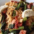 モカchama's cooksnap of when they made トマトと小松菜の黒胡椒パスタ.