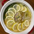 marivo17's cooksnap of when they made 豚バラ白菜のねぎ塩レモン鍋.
