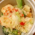レモン一番's cooksnap of when they made ヘルシー海老グラタン.