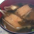 djrisadayo's cooksnap of when they made パンの耳のみそ汁漬け.