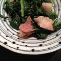 Walnut1107's cooksnap of when they made ベーコンとほうれん草のソテー.