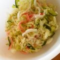 ayafuyu's cooksnap of when they made キャベツとカニカマのさっぱり浅漬けサラダ.