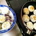 マリィの母's cooksnap of when they made 小豆餡入り…「ムラサキイモのおやき」.