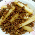 ぴろめにゅー's cooksnap of when they made じゃがいもと挽き肉のバター炒め.