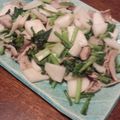 giraffand's cooksnap of when they made 蕪と豚バラの炒め物.