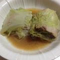 愛月心結's cooksnap of when they made 白菜と豚肉のミルフィーユ★味噌味★.