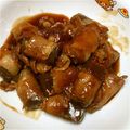 ウエムキ's cooksnap of when they made こっくり甘辛豚バラこんにゃく巻.
