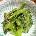 はしやすめ1号's cooksnap of when they made 小松菜のごま和え.