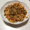 マキノスケ's cooksnap of when they made 簡単にらともやしのキムチ炒め.