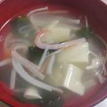 かんたんメシ万歳's cooksnap of when they made ＊カニカマと豆腐の中華スープ＊.