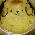 nekowahaha's cooksnap of when they made キャラ弁 ポムポムプリン.