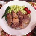 オレイン酸's cooksnap of when they made 豚バラのカボチャとえのき巻き.