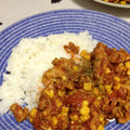 まかろん＆もり's cooksnap of when they made 豚肉とトマトの簡単カレー炒め丼！.