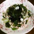 ☆ぴき子☆'s cooksnap of when they made ささ身とレタスの美味しぃ～梅和え.