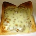 ハムッチョ's cooksnap of when they made 納豆チーズトースト☆ミ.