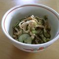 ぐーたらレシピ研究所's cooksnap of when they made 鶏皮ときゅうりのポン酢あえ.