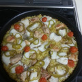chitose♪'s cooksnap of when they made お鍋一つで　たらとトマトのカレーパエリア.