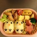 　青空大好き's cooksnap of when they made キャラ弁☆ご飯でひよこの親子。.