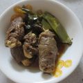 チョコチョコかえる's cooksnap of when they made 牛肉巻き巻き簡単！肉豆腐.