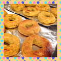 ぽんここちゃん's cooksnap of when they made おいも焼きドーナツ～白いかりんとう風～.