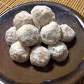 パン工房935's cooksnap of when they made お抹茶と…はったい粉のスノーボール.