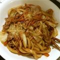 1児mamaちゃん's cooksnap of when they made パパッと簡単☆焼きうどん.