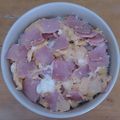 八重むぐら's cooksnap of when they made 簡単すぎるベーコン卵丼.