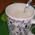 cobuo's cooksnap of when they made 黒糖・きな粉牛乳.