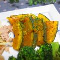 まろんかふぇ's cooksnap of when they made かぼちゃのガーリック焼き.