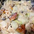 ポコたま's cooksnap of when they made 鶏ももと白菜のクリーム煮.