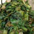 楽楽楽してる's cooksnap of when they made 我が家の常備菜♪　かぶ葉のゴマ炒め.